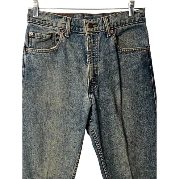 Levis 550 Jeans Mens 31" TAG 32x30 Blue Medium Wash Straight Vintage Made USA - Picture 10 of 15